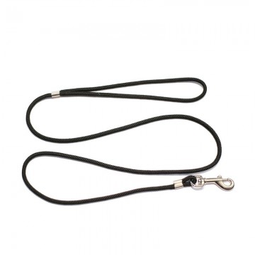 Povodec karabin črn, bombaž...